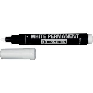 Маркер перманентний Centropen Permanent White 8586 2,5мм білий