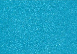 Фоаміран ООПТ 20*30см 1,8мм з глітером, блакитний (10)