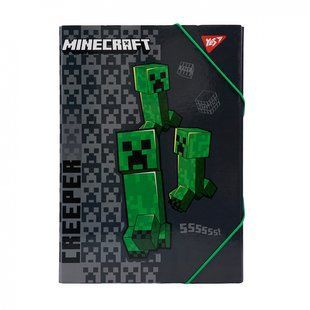 Папка для праці картонна на гумці А4 Yes Minecraft