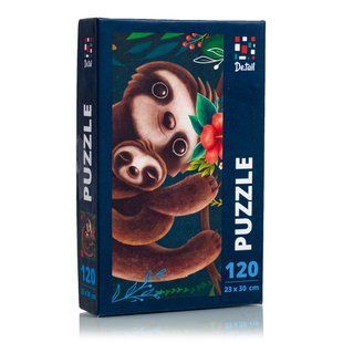 Пазл 120ел 23*30см Милий лінивець Vladi Toys