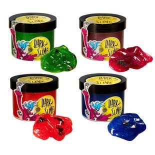 Слайм з декором Dark slime 0,1кг мікс Strateg (12)