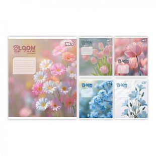 Зошит шкільний Yes 36 аркушів лінія Bloom or fade (15)