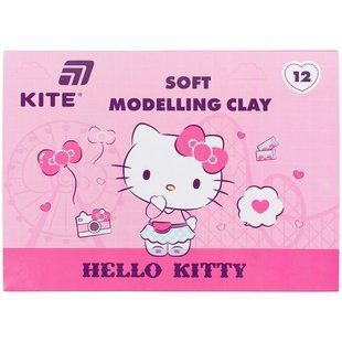 Пластилін восковий Kite Hello Kitty 12 кольорів 240г