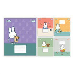 Зошит шкільний Yes 12 аркушів клітинка My Miffy (25)