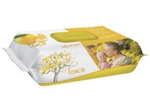 Серветки вологі SLEEPY Lemon 120шт клапан (1*12)