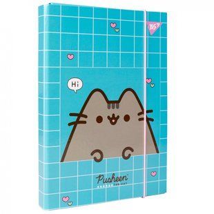 Папка для зошитів картонна на гумці В5 Yes Pusheen