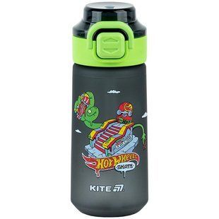 Пляшка для води Kite 560мл Hot Wheels чорна