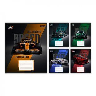 Зошит шкільний 1Вересня 48 аркушів клітинка Nitro speed (10)