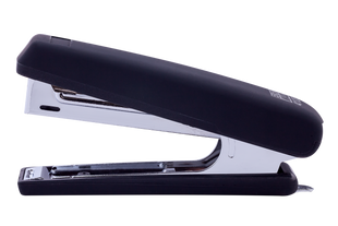 Степлер Buromax Rubber Touch №10 (12арк) пластиковий, чорний