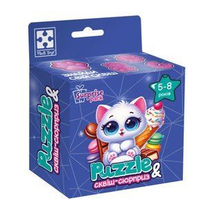 Пазли із сюрпризом Біле кошенятко Vladi Toys