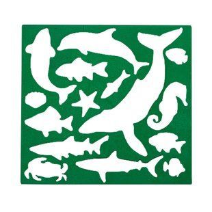 Трафарет Атлас Морські мешканці 13см (10)