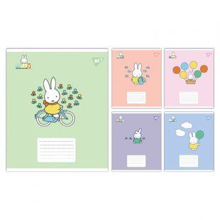 Зошит шкільний Yes 12 аркушів коса лінія Miffy Playfull (25)