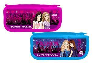 Пенал-косметичка Kidis для дівчинки на 1 відділення Super Model
