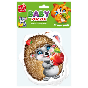 Пазли м'які Бебі 4 картинки Малюк зможе Пухнастики Укр Vladi Toys