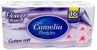 Папір туалетний Camelia Магнолія 3-шаровий 16шт