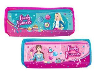 Пенал-косметичка на 2 відділення для дівчинки "CANDY PRINCESS" Kidis