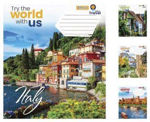 Зошит шкільний 1Вересня 48 аркушів клітинка World with us (10)