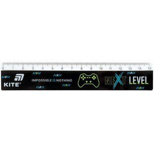 Лінійка пластикова 15см Kite Next Level