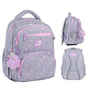 Рюкзак шкільний для дівчинки Kite Education 773 Cute Monster 39*28,5*13,5см сірий