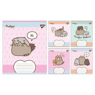 Зошит шкільний Yes 12 аркушів лінія Pusheen Weekend (25)