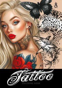 Розмальовка 21*29,7см 8арк Tatoo Art studio of Happines