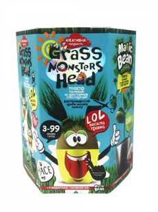 Набір Екоживчик-трав'янчик &laquo;Grass monsters head&raquo; 1 укр. Danko Toys