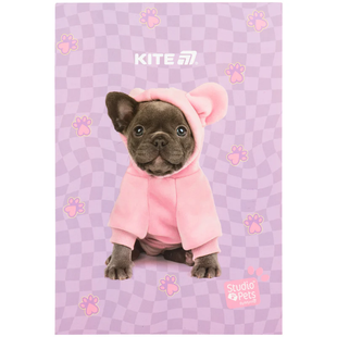 Блокнот-планшет А5 50арк., в клітинку, м'яка обкладинка Kite Studio Pets