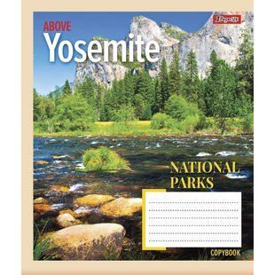 Зошит шкільний 1Вересня 60 аркушів клітинка National parks (10)