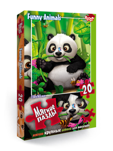 Пазли 20 ел. м'які 230x165 Funny Animals 08-14 Danko Toys