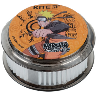 Стругачка Kite Naruto з контейнером, 1 отвір, кругла (24)