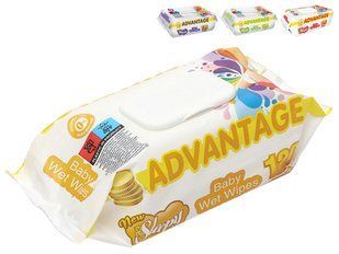 Серветки вологі SLEEPY Advantage 120шт клапан (1*12)