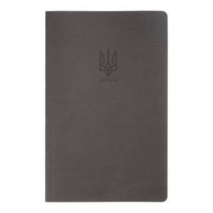 Блокнот А5 64арк., в клітинку, обкладинка синтетичний камінь Buromax Military графіт