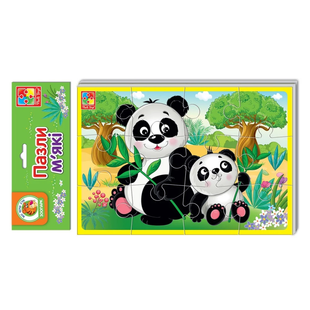 Пазли м'які Тварини зоопарку А5 Vladi Toys