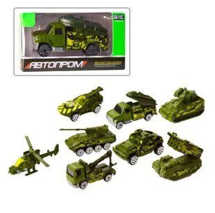Машина металева АВТОПРОМ 7633 (288шт/2) 1: 64,8 видів, коробка 8*5*5см