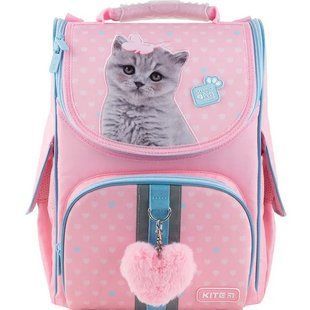 Рюкзак шкільний каркасний для дівчинки Kite Education 501 Studio Pets 35*25*13см рожевий