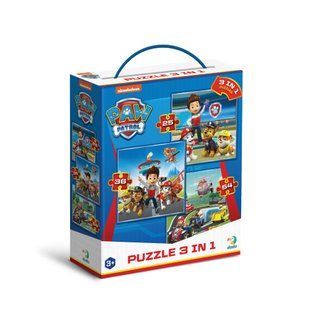 Пазли 24-36-54ел.20*20см Paw Patrol Готові до роботи DoDo
