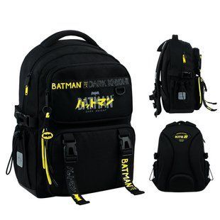 Рюкзак шкільний для хлопчика Kite Education 1022 DC Comics 39*28*12,5см чорний