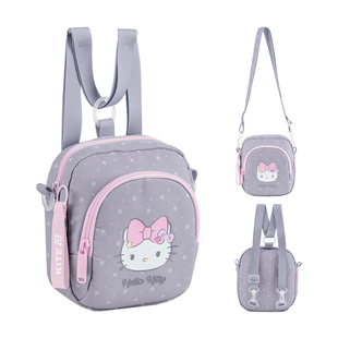 Сумка-рюкзак для дівчинки Kite Kids 2620-1 Hello Kitty 16,5*15*7см сіра