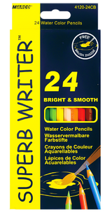 Олівці кольорові акварельні Marco Super Writer 24 кольори