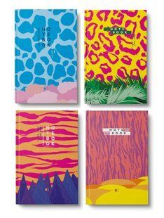 Блокнот А5 96арк., в клітинку, тверда обкладинка ArtPrint Wild color мікс