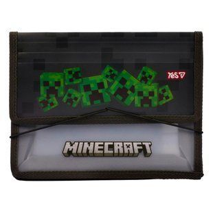 Папка для зошитів пластикова на гумці В5 Yes Minecraft.Creepers