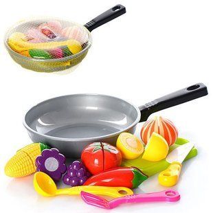 Продукти на липучці, сковорода, дощечка, ложка, лопатка, в сітці