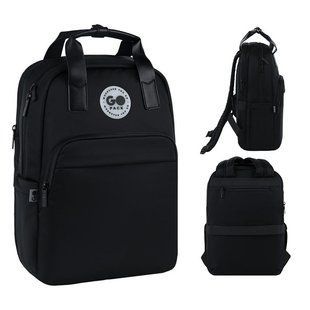 Рюкзак підлітковий GoPack Teens 122M-1 40*29*14см чорний