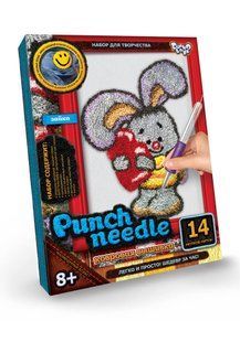 Набір Килимова вишивка Punch needle Зайчик Danko Toys