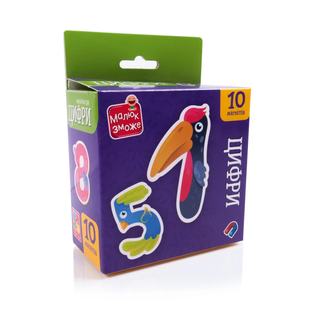 Магніти Малюк зможе Цифри 10шт Укр Vladi Toys