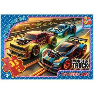 Пазли 35ел Монстер траки G-Toys MT181