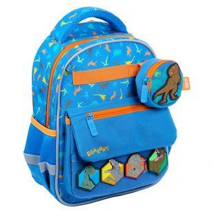 Рюкзак дошкільний для хлопчика Yes K-37XS Jurassic World Dino Friends 32*24*12см блакитний