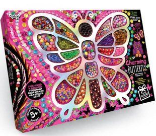 Набір для творчості з бісера і бусин Charming Buterfly Danko Toys