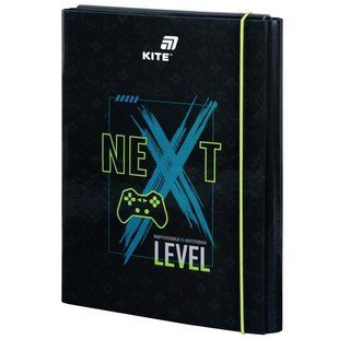 Папка для праці картонна на гумці А4 Kite Next Level