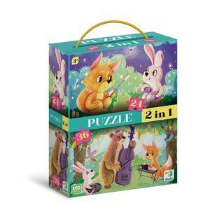 Пазли 36ел 20*27см 2в1 Літні вечори DoDo